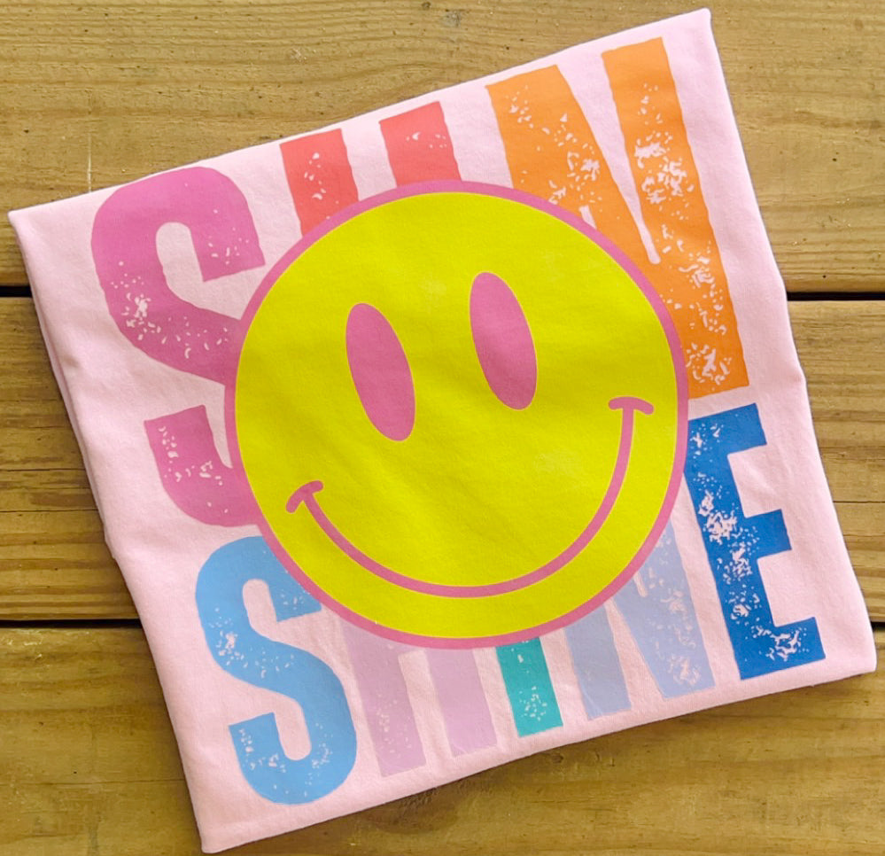 SUNSHINE Smiley - Comfort Colors T-Shirt
