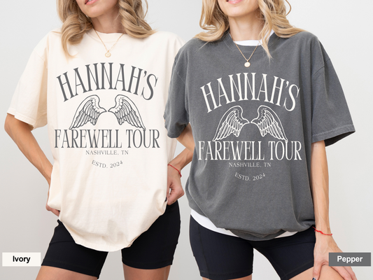 Custom Farewell Tour Bachelorette T-Shirts