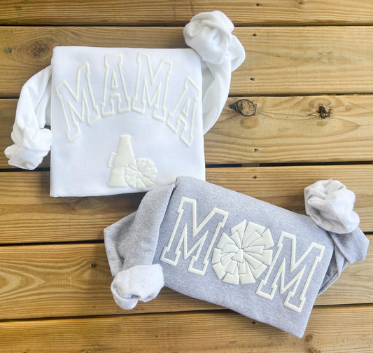 3D Puff Cheer Mama/Cheer Mom Sweatshirt