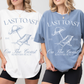 Custom Last Toast on the Coast Bachelorette T-Shirts