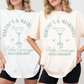 Custom Martinis & Matrimony Bachelorette T-Shirts