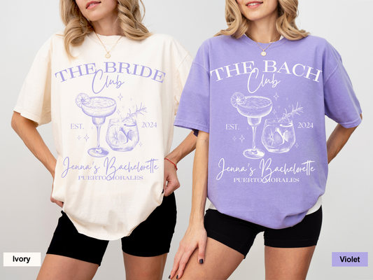 Custom Bach Club Bachelorette T-Shirts